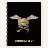 Betonmischer beige notizbuch (Vorderseite)