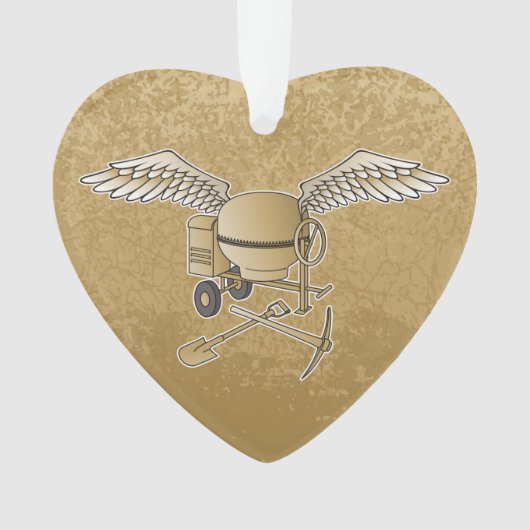 Betonmischer beige ornament (Vorderseite)