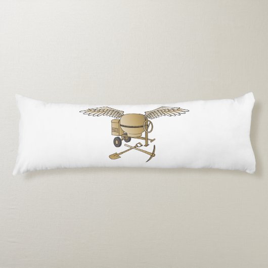 Betonmischer beige seitenschläferkissen (Vorderseite)