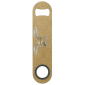 Betonmischer beige speedflaschenöffner (Vorderseite)