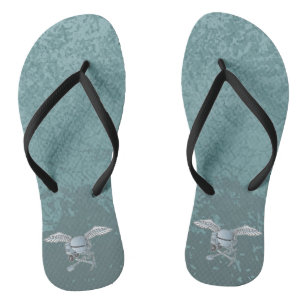 Betonmischer blau-grau badesandalen