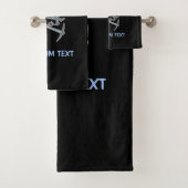 Betonmischer blau-grau badhandtuch set (Insitu)