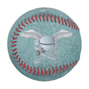 Betonmischer blau-grau baseball