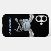 Betonmischer blau-grau Case-Mate iPhone hülle (Rückseite (Horizontal))