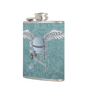 Betonmischer blau-grau flachmann (Links)