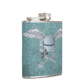 Betonmischer blau-grau flachmann (Rechts)