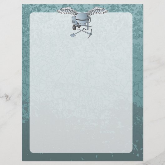 Betonmischer blau-grau flyer (Vorne)