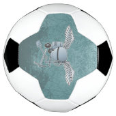 Betonmischer blau-grau fußball (Gedreht)