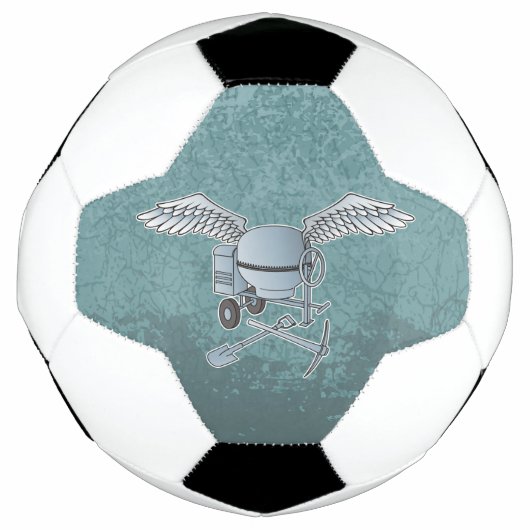 Betonmischer blau-grau fußball (Vorderseite)