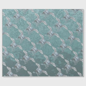 Betonmischer blau-grau geschenkpapier (Flach)