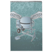 Betonmischer blau-grau kalender (Titelbild)