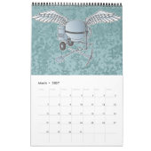 Betonmischer blau-grau kalender (Mär 2027)