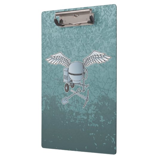 Betonmischer blau-grau klemmbrett (Links)