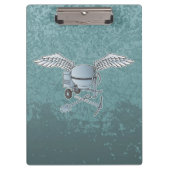 Betonmischer blau-grau klemmbrett (Vorderseite)