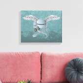 Betonmischer blau-grau leinwanddruck (Insitu (Wohnzimmer))