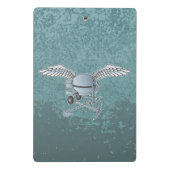 Betonmischer blau-grau mini klemmbrett (Rückseite)