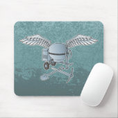 Betonmischer blau-grau mousepad (Mit Mouse)