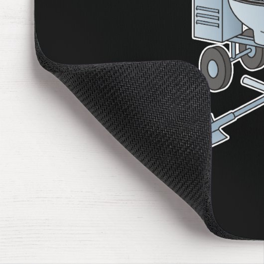 Betonmischer blau-grau mousepad (Ecke)