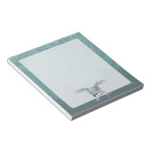 Betonmischer blau-grau notizblock (angewinkelt)