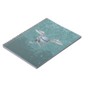 Betonmischer blau-grau notizblock (Linke Seite)