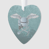 Betonmischer blau-grau ornament (Vorderseite)