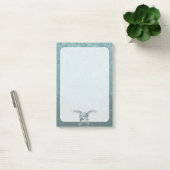 Betonmischer blau-grau post-it klebezettel (Büro)