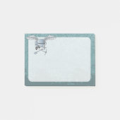 Betonmischer blau-grau post-it klebezettel (Vorderseite)