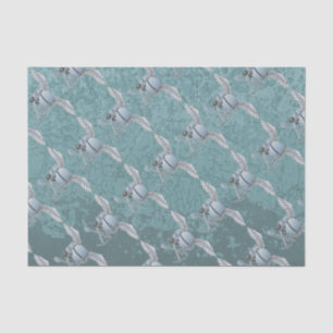 Betonmischer blau-grau seidenpapier