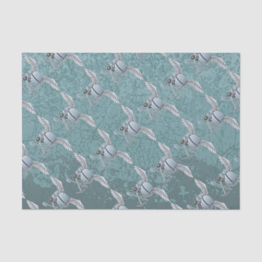 Betonmischer blau-grau seidenpapier (Vorderseite)