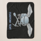 Betonmischer blau-grau sherpadecke (Vorderseite)