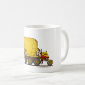 Betonmischer-Fronten-Entladungs-LKW-Bau MU Kaffeetasse (VorderseiteRechts)