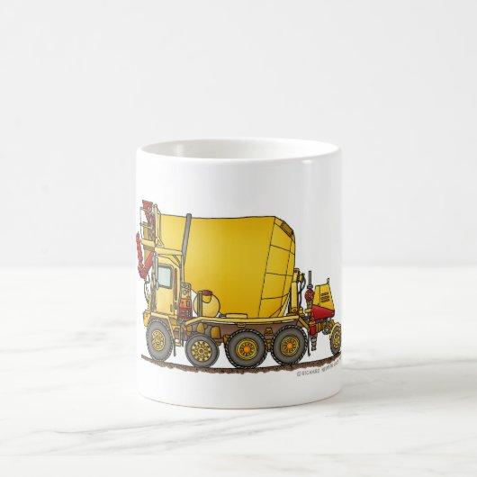 Betonmischer-Fronten-Entladungs-LKW-Bau MU Kaffeetasse (Mittel)