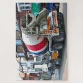 Betonmischer-LKW, England Puzzle (Vertikal)
