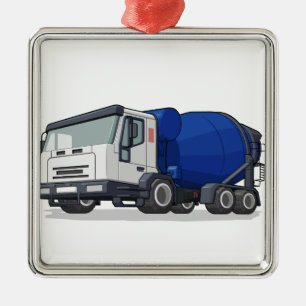 Betonmischer-LKW Ornament Aus Metall