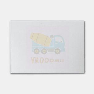 Betonmischer-LKW Post-it Klebezettel