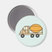 Betonmischer Magnet (Vorderseite/Rückseite)