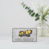 Betonmischer | Mauer Visitenkarte (Stehend Vorderseite)