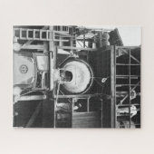 Betonmischer Pflanze Vintages Foto Puzzle (Horizontal)