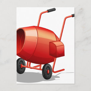Betonmischer Postkarte