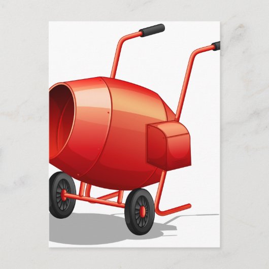 Betonmischer Postkarte (Vorderseite)