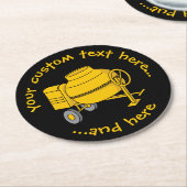 Betonmischer Runder Pappuntersetzer (Angewinkelt)