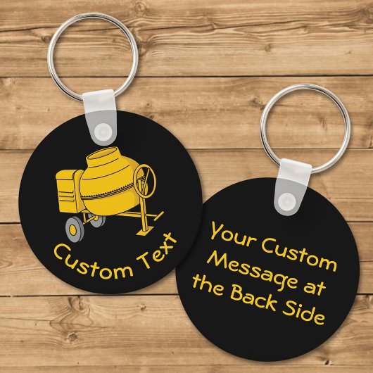 Betonmischer Schlüsselanhänger