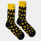 Betonmischmuster-Socken Socken (Rechts)