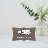 Betonmischwagen Visitenkarte (Stehend Vorderseite)