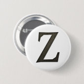 Betonmonogramm-Letter Z Button (Vorne & Hinten)