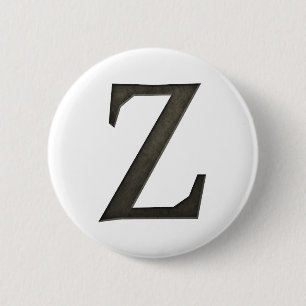 Betonmonogramm-Letter Z Button