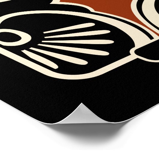 Betonscherbe Poster (Ecke)