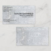 Betonstein Trendy Minimal Beruflich Visitenkarte (Vorne/Hinten)