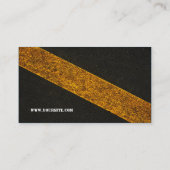 Betonstraßen-Visitenkarten Visitenkarte (Rückseite)