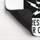 Betonte Arbeitskraft Mousepad (Ecke)